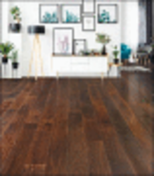 PARQUET FLOTTANT CHENE CACAO FUME 15X180 SUPPORT BOULEAU / PAREMENT 4,5MM 2 CHF VERNI RU/CA